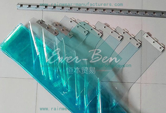 strip curtain kit plastic slats for doorways